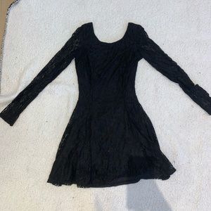 LACE BLACK DRESS